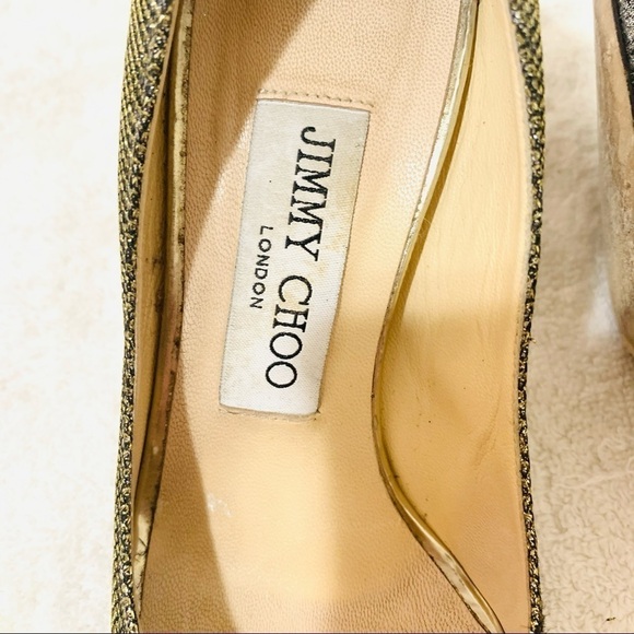 JIMMY CHOO Evelyn' Pump women size 34.5/ 5A - Picture 8 of 11